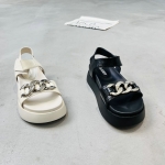 依迪夫人 广州鞋 新款 抓花牛皮 34-39 货号：12243