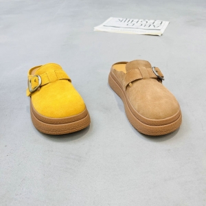 樱歌 广州鞋 新款 真皮 脚垫羊皮 34-40 货号：607-120