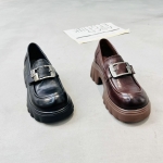 栢丽诗图 广州鞋 新款 头层牛皮 脚垫真皮 35-40 货号：5910-15