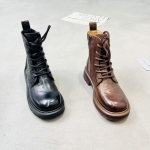 嫚婷 广州鞋 新款 头层手抓牛皮 内里真皮 脚垫真皮 35-40 货号：48183