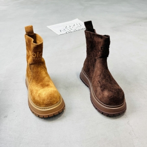 蒂爱 广州鞋 新款 头层牛皮 脚垫真皮 35-38 货号：2501-23