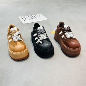 圣德俪尔 广州鞋 新款 真皮 羊皮乳胶垫 35-39 货号：988-55