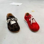 V1528 新款 头层牛皮 脚垫真皮 35-39 货号：2887-3