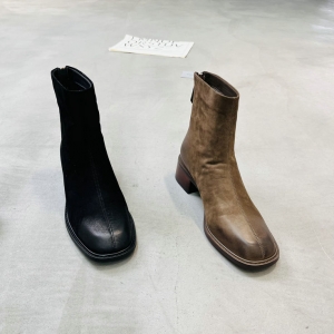 樱歌 广州鞋 新款 头层牛皮 薄棉 34-38 货号：2305-16