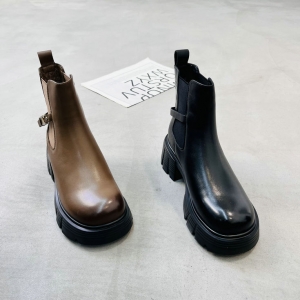 轩美诗 广州鞋 新款 头层牛皮 二棉 36-40 货号：30068