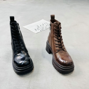 轩美诗 广州鞋 新款 头层牛皮 薄绒 脚垫真皮 36-40 货号：30057