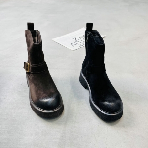 轩美诗 广州鞋 新款 头层牛皮 二棉 36-40 货号：4582-40059