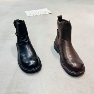 漫步佳人 广州鞋 新款 头层牛皮 薄棉 36-40 货号：4711