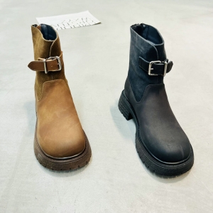 嫚婷 广州鞋 新款 真皮 薄棉 35-39 货号：3766-19