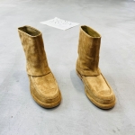 立雅秀 广州鞋 新款 高丝光牛皮  脚垫羊皮 35-39 货号：526-2