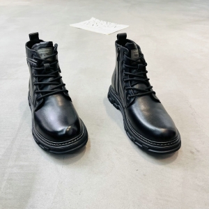 鳄鱼世家 广州鞋 新款 头层牛皮 薄棉 39-43 货号：92793