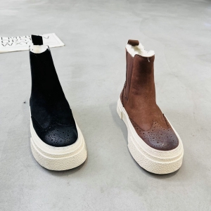 热爆88 广州鞋 新款 头层牛皮+全羊毛 大棉 35-39 货号：2388-05