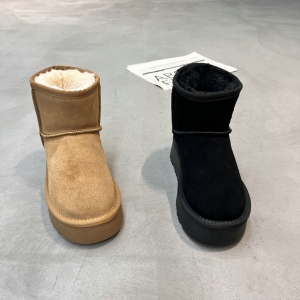 茉妮卡 新款 真皮 大棉 35-40 货号：5854