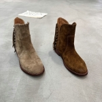 樱歌 广州鞋 新款 牛反绒 内里牛皮 脚垫牛皮 34-39 货号：33103