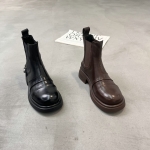 柏宏图 广州鞋 新款 植鞣牛皮 内里真皮 脚垫真皮 35-39 货号：6060-1