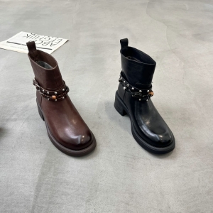 卡姿莉 广州鞋 新款 手抓牛皮 二棉 35-39 货号：8865-3