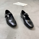 荞溪 广州鞋 新款 油蜡牛皮 内里羊皮 脚垫羊皮 36-40 货号：9093-10