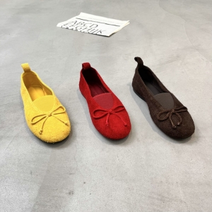 荞溪 广州鞋 新款 头层牛皮 内里羊皮 脚垫羊皮 35-39 货号：5076-1