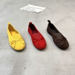 荞溪 广州鞋 新款 头层牛皮 内里羊皮 脚垫羊皮 35-39 货号：5076-1