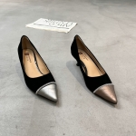 芭卜瑞 广州鞋 新款 羊京 脚垫羊皮 35-39 货号：2241113