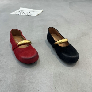 荞溪 广州鞋 新款 打蜡牛皮 内里羊皮 脚垫羊皮 35-39 货号：8807-3