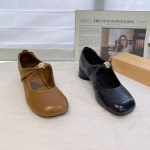 樱歌 广州鞋 新款 胎牛皮 内里羊皮 脚垫羊皮 34-39 货号：33017