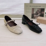 樱歌 广州鞋 新款 油蜡牛皮 内里羊皮 脚垫羊皮 34-39 货号：33005