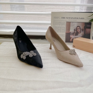 樱歌 广州鞋 新款 布纹皮 内里羊皮 脚垫羊皮 34-39 货号：8863-8