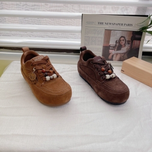 樱歌 广州鞋 新款 真皮 脚垫羊皮 34-39 货号：607-230