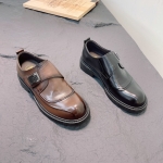 鳄鱼世家 广州鞋 新款 头层牛皮 内里真皮 脚垫牛皮 38-44 货号：551073