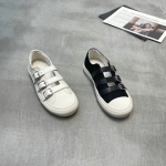 立驰俪 广州鞋 新款 头层牛皮+布 内里真皮 脚垫羊皮 35-39 货号：07-52