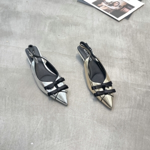 栢丽诗图 广州鞋 新款 金属牛皮 内里羊皮 脚垫羊皮 35-40 货号：89962-71