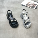 樱歌 广州鞋 新款 金属牛皮 内里羊皮 34-39 货号：266-21