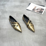 轩美诗 广州鞋 新款 头层牛皮 内里羊皮 脚垫羊皮 36-40 货号：5024