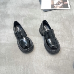 荞溪 广州鞋 新款 开边珠牛皮 脚垫羊皮 35-39 货号：387-01