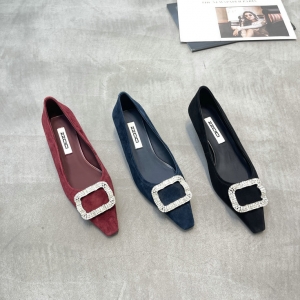 荞溪 广州鞋 新款 羊京皮  内里羊皮 脚垫羊皮 35-39 货号：2069-13