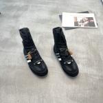 荞溪 广州鞋 新款 牛京皮 脚垫羊皮 35-39 货号：3616-1