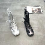 荞溪 广州鞋 新款 头层牛皮+单网 脚垫羊皮 35-39 货号：8508-15