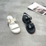 依迪夫人 广州鞋 新款 抓花牛皮 35-39 货号：12250