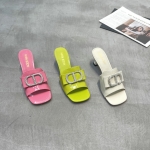 依迪夫人 广州鞋 新款 头层牛皮 脚垫羊皮 34-38 货号：12560