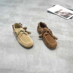 荞溪 广州鞋 新款 牛反绒 内里羊皮 脚垫羊皮 35-39 货号：709-18