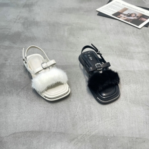 樱歌 广州鞋 新款 头层牛皮 脚垫真皮  34-39 货号：558-232