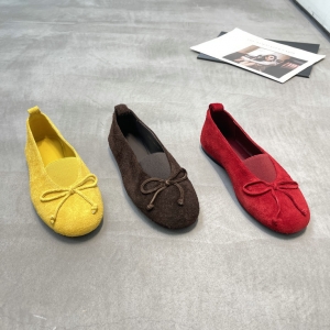 荞溪 广州鞋 新款 头层牛皮 内里羊皮 脚垫羊皮 35-39 货号：5076-1