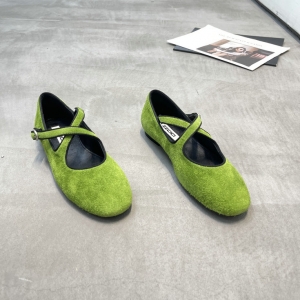 荞溪 广州鞋 新款 头层牛皮 内里羊皮 脚垫羊皮 35-39 货号：1980-4