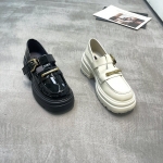 斯蔓洁宝 广州鞋 新款 皱漆牛皮 内里真皮 脚垫真皮 36-39 货号：1006206