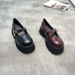 斯蔓洁宝 广州鞋 新款 牛油皮 内里羊皮 脚垫羊皮 35-38 货号：1305990