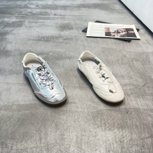 韩言韩语 广州鞋 新款 头层牛皮 脚垫真皮 35-40 货号：23038